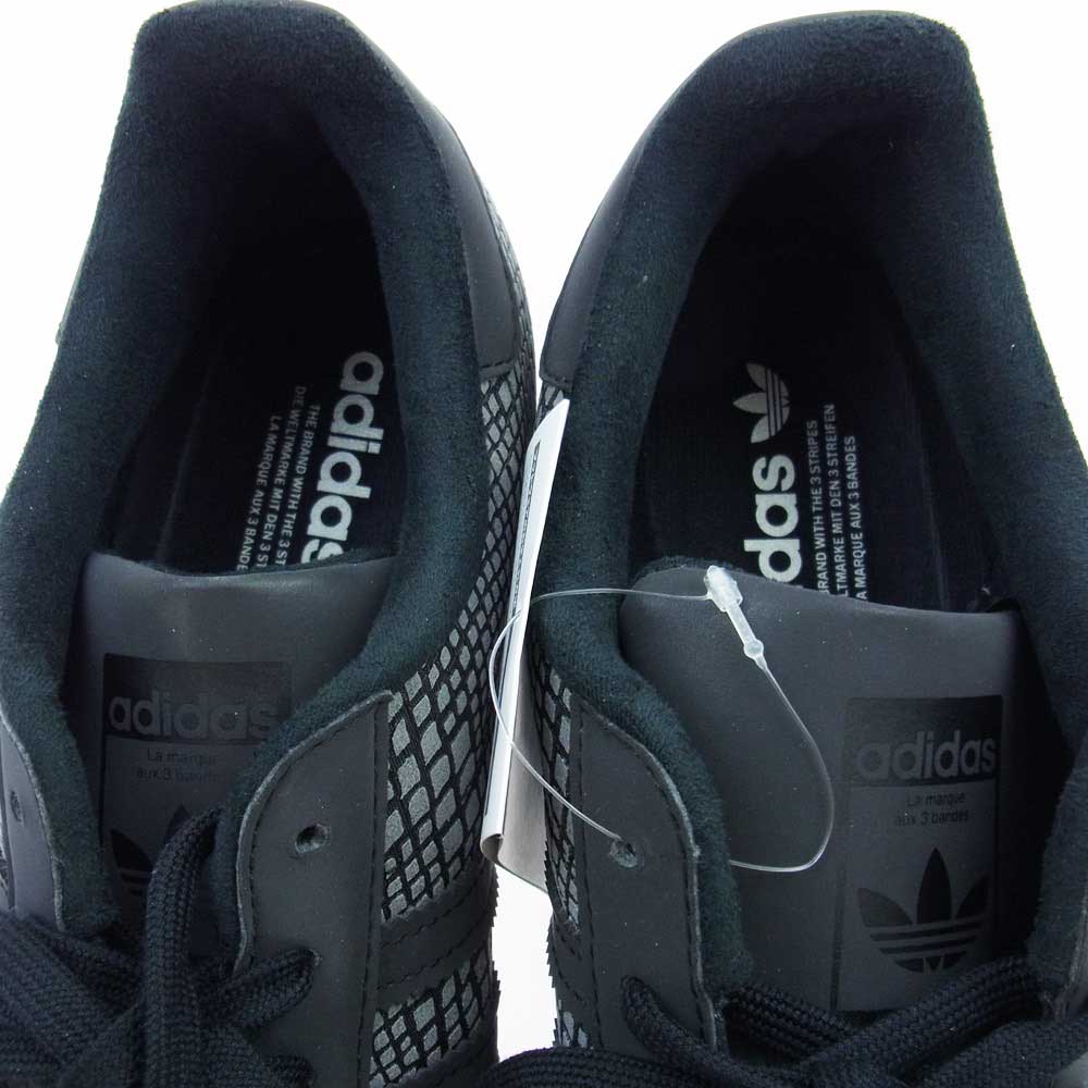 adidas アディダス FY6014 × ATMOS アトモス SUPERSTAR R-SNK スーパースター スニーカー  ブラック系 ダークグレー系 28.5cm【新古品】【未使用】【中古】