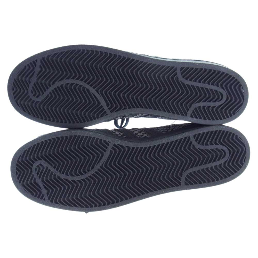 adidas アディダス FY6014 × ATMOS アトモス SUPERSTAR R-SNK スーパースター スニーカー  ブラック系 ダークグレー系 28.5cm【新古品】【未使用】【中古】