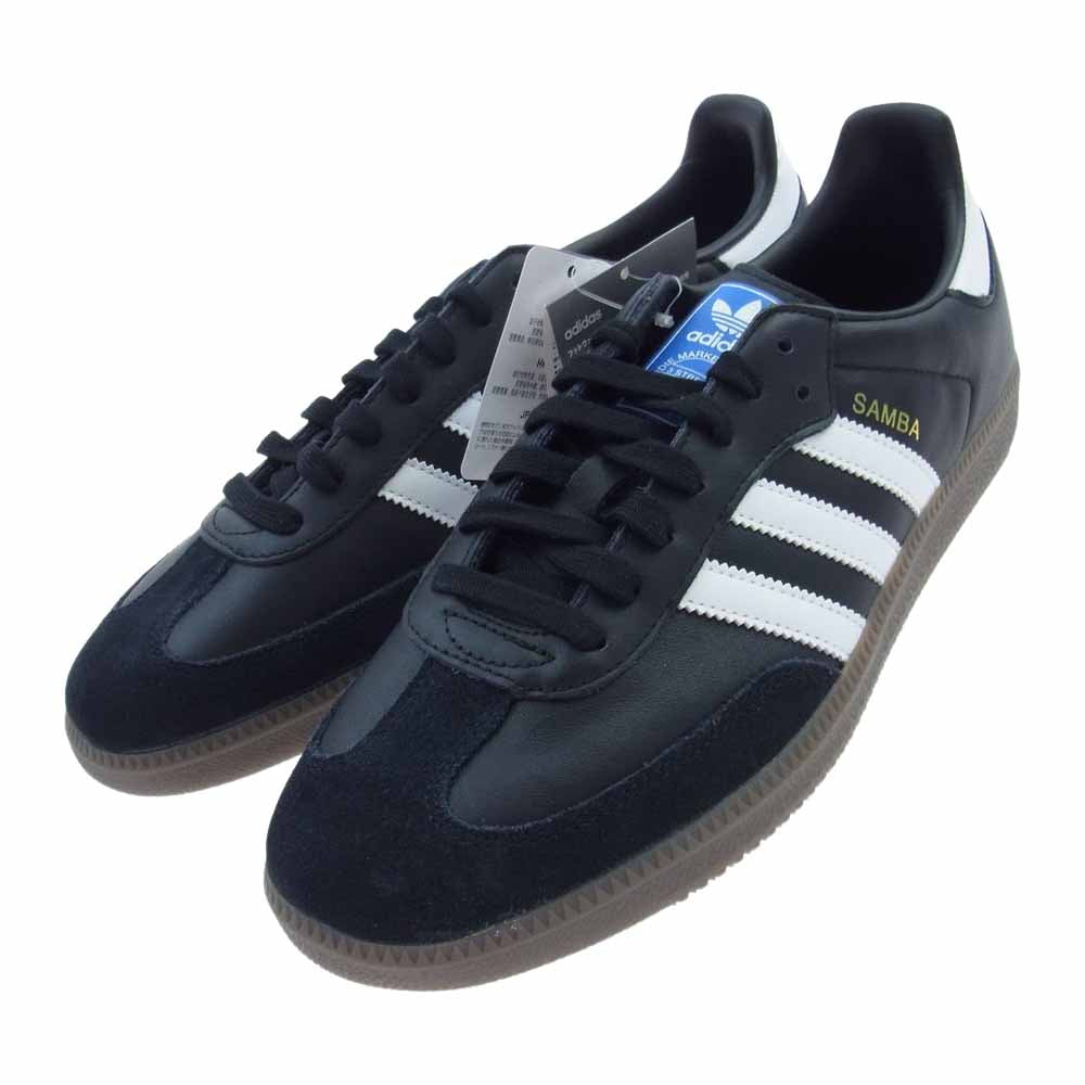 adidas アディダス B75807 SAMBA OG サンバ オージー スニーカー ブラック系 28.5cm【新古品】【未使用】【中古】