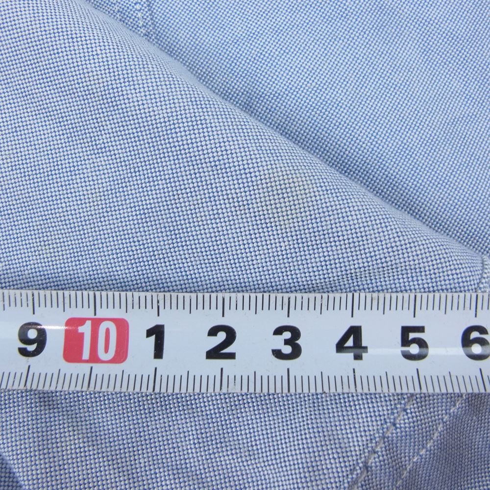 JUNYA WATANABE COMME des GARCONS MAN ジュンヤワタナベコムデギャルソンマン Brooks Brothers ブルックスブラザーズ AD2008 WB-B034 ウール切替 オックスフォード B.D シャツ ブルー系 SS【中古】