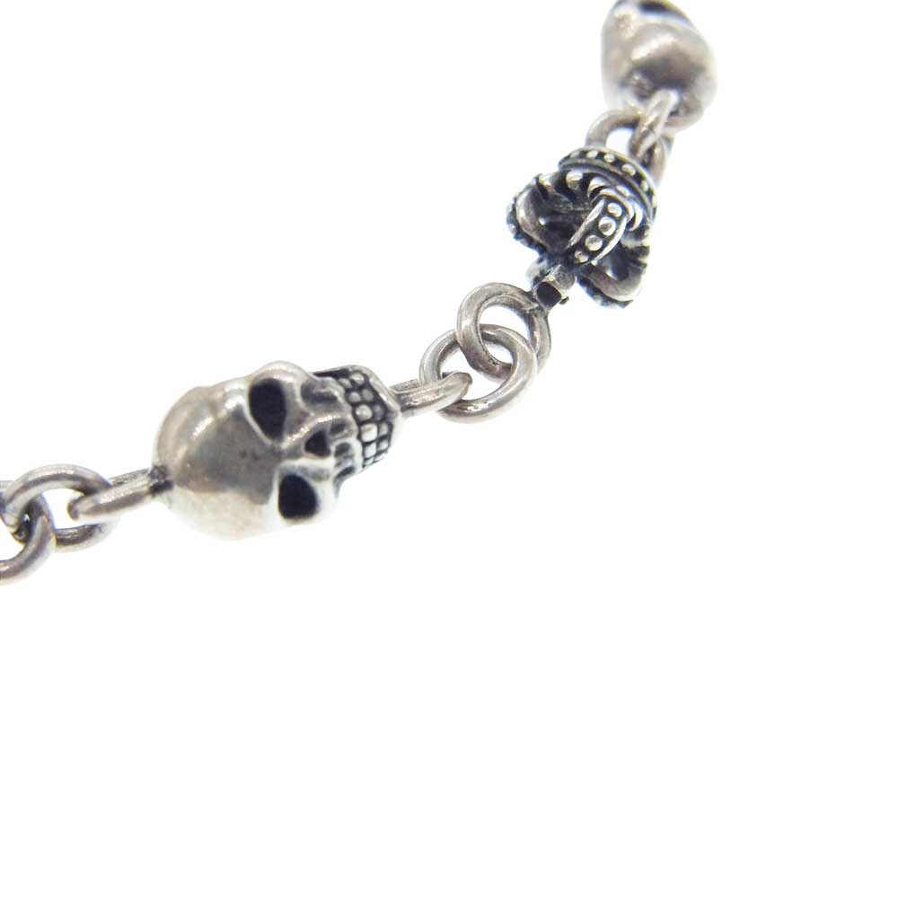 Justin Davis ジャスティンデイビス SBJ126 SKULL DIVINE ブレスレット シルバー系【中古】