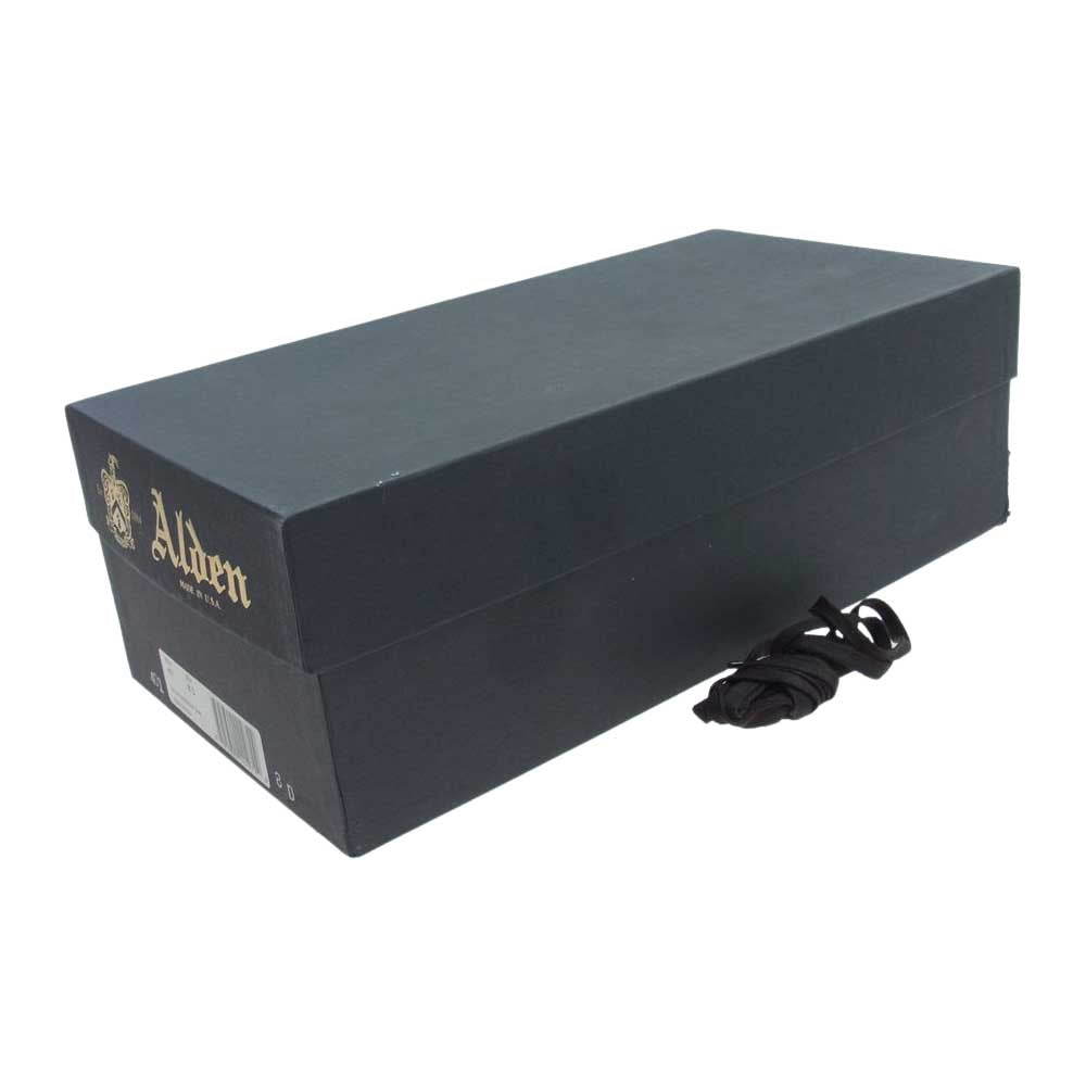 ALDEN オールデン 401 401 インディーブーツ ブラック系 8D【中古】