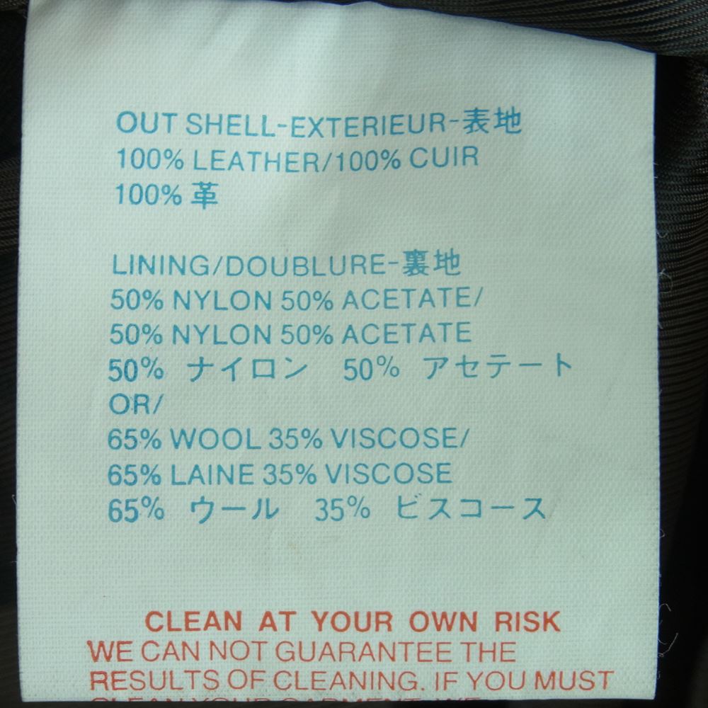 マークブキャナン PELLE PELLE ペレペレ レザー ジャケット ブラック系 レッド系 42【中古】