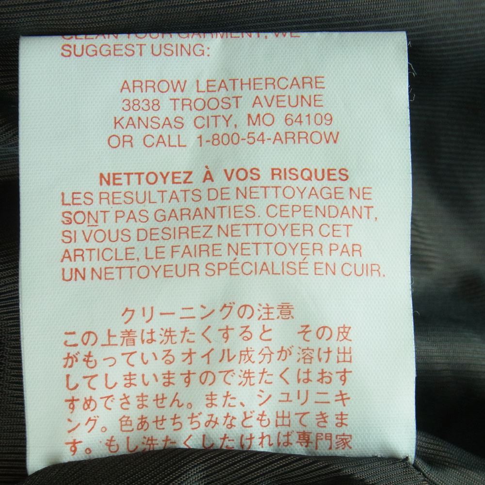 マークブキャナン PELLE PELLE ペレペレ レザー ジャケット ブラック系 レッド系 42【中古】