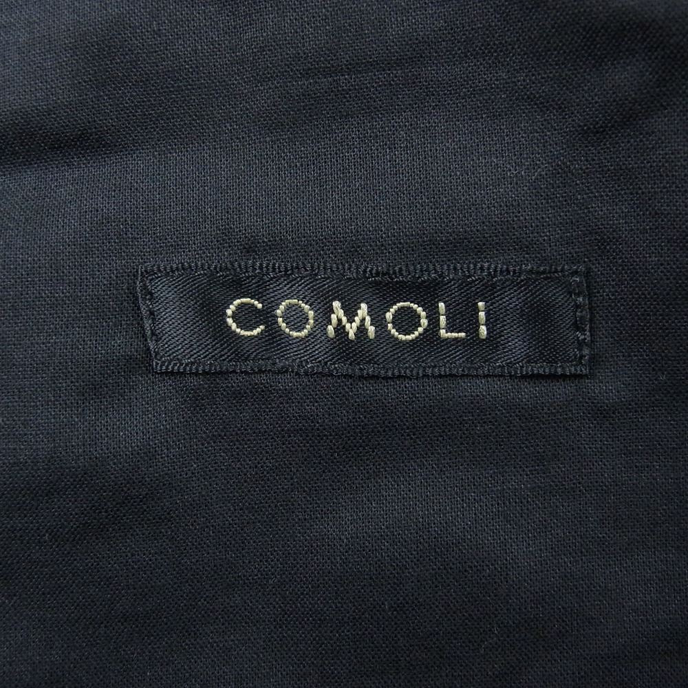 COMOLI コモリ 22SS V01-01015  ヴィスコース リネン ハンティング ベスト ブラック系 F【極上美品】【中古】