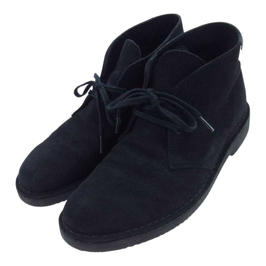 Clarks クラークス DESERT BOOTS GORE-TEX スエード デザート ブーツ ゴアテックス ブラック系 US10【中古】