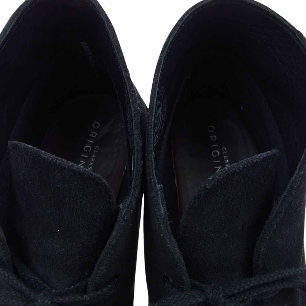 Clarks クラークス DESERT BOOTS GORE-TEX スエード デザート ブーツ ゴアテックス ブラック系 US10【中古】