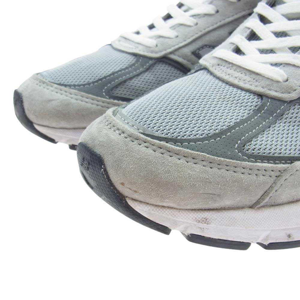 NEW BALANCE ニューバランス M990GL5 990 V5 スエード スニーカー グレー系 29cm【中古】