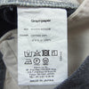 GRAPHPAPER グラフペーパー GU223-40042B  COLORFAST DENIM TWO TUCK PANTS ブラック系 2【美品】【中古】