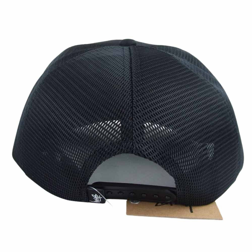 STUSSY ステューシー 8 BALL TRUCKER CAP 8ボール トラッカー メッシュ キャップ ブラック系 OS【新古品】【未使用】【中古】