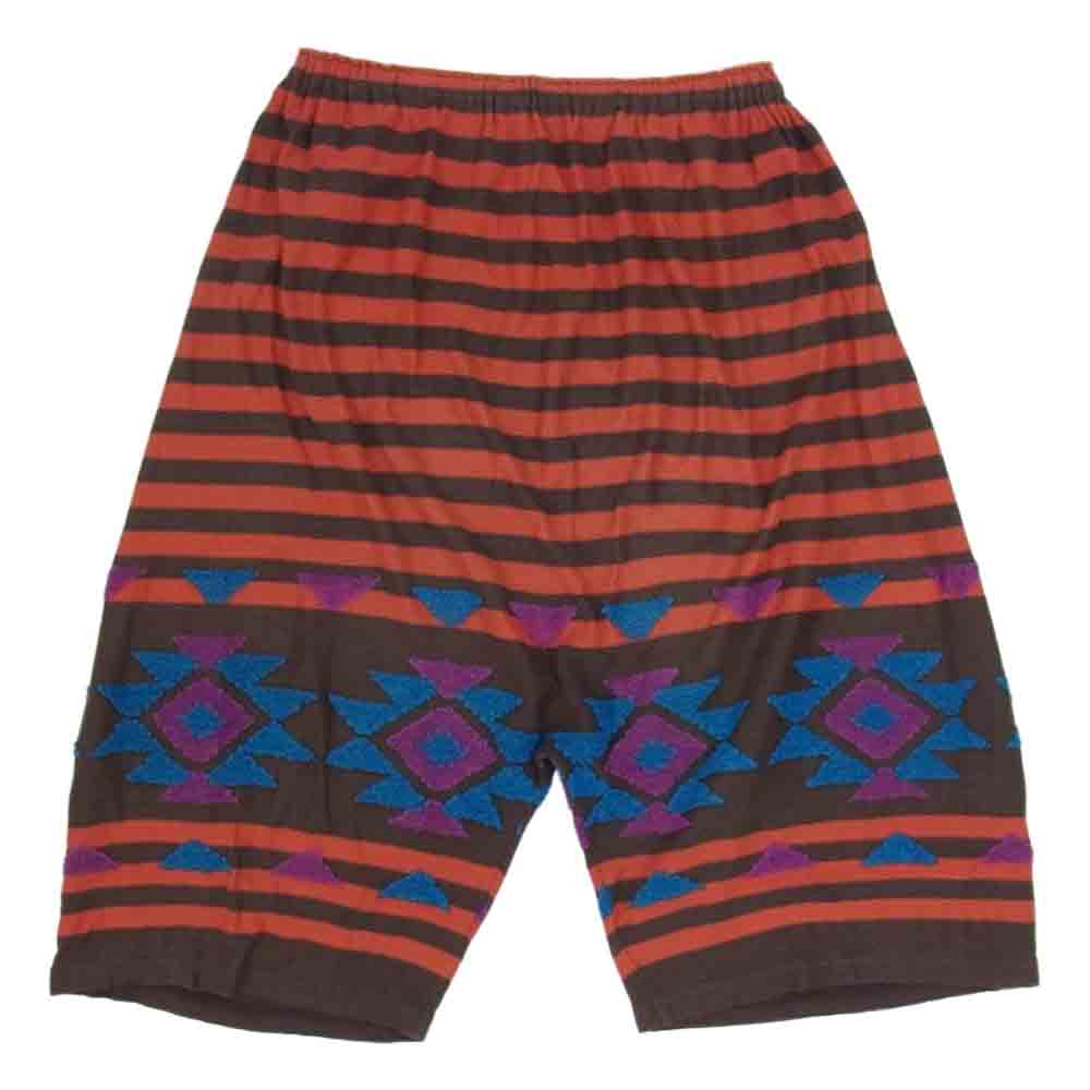 ISSEY MIYAKE イッセイミヤケ MI04JF581 ME ボーダー サルエルパンツ マルチカラー系 サイズ表記無【中古】