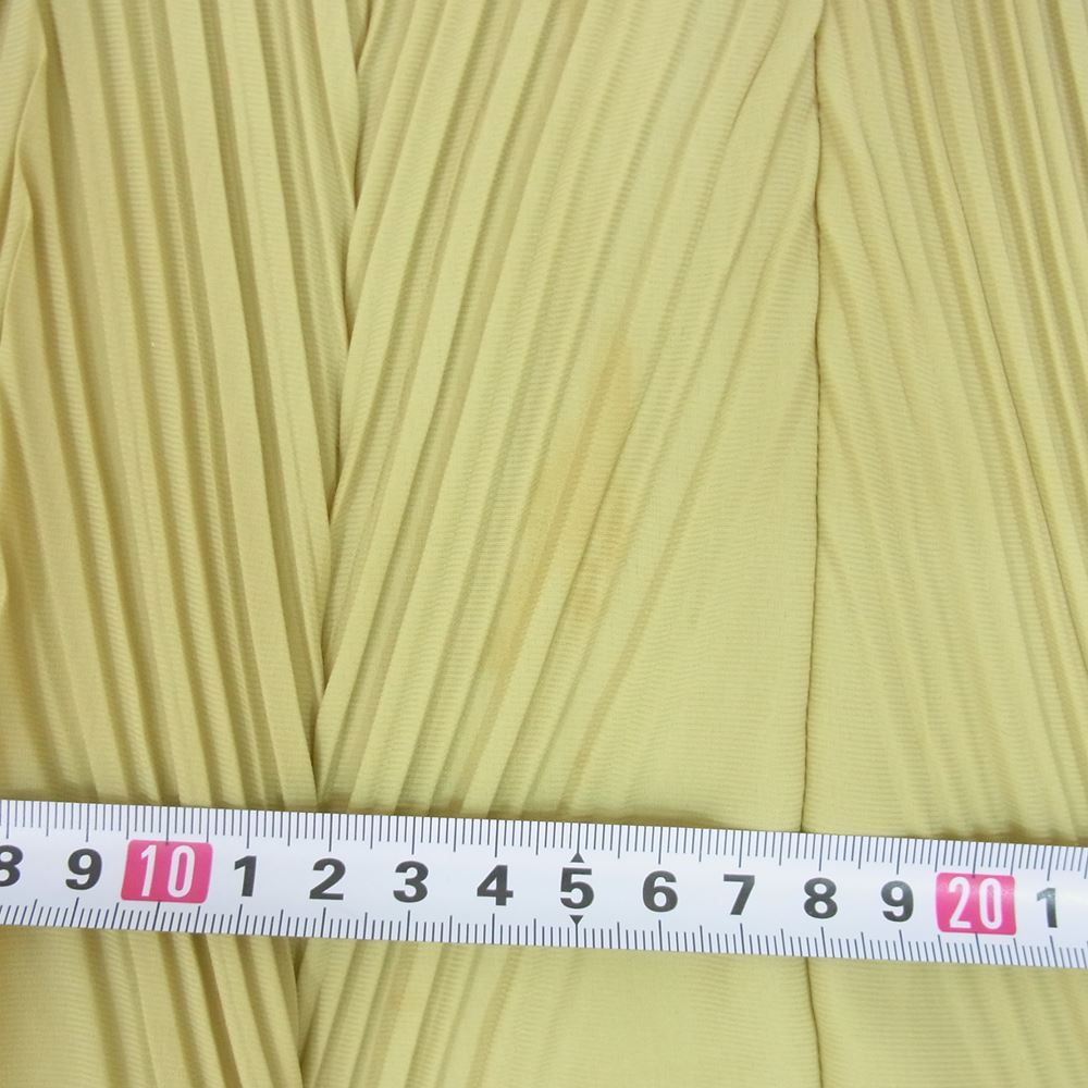 PLEATS PLEASE プリーツプリーズ イッセイミヤケ IF92FJ217 FETE プリーツ加工 切替 ノースリーブ ブラウス カーキ系 2【中古】