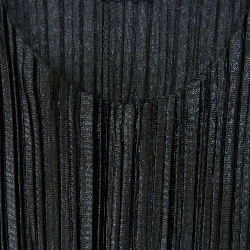 PLEATS PLEASE プリーツプリーズ イッセイミヤケ PP51-JH125 プリーツ加工 ノースリーブ ワンピース ブラック系 4【美品】【中古】