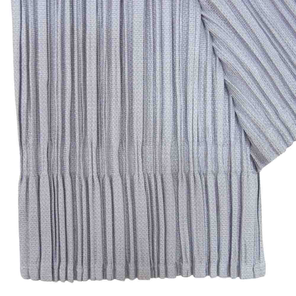 PLEATS PLEASE プリーツプリーズ イッセイミヤケ PP71-JF411 横プリーツ加工 サルエル パンツ グレー系 3【美品】【中古】