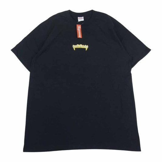 Supreme シュプリーム 19SS Fronts Tee グリル プリント フロント ロゴ 半袖 Tシャツ ブラック系 L【新古品】【未使用】【中古】