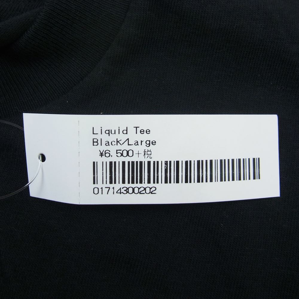 Supreme シュプリーム 18AW Liquid Tee リキッド ロゴ 半袖 Tシャツ ブラック系 L【新古品】【未使用】【中古】