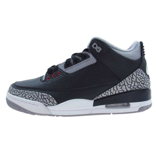 NIKE ナイキ 854262-001 Air Jordan 3 Retro OG Black Cement エア ジョーダン 3 レトロ OG ブラック セメント ブラック系 27.5cm【新古品】【未使用】【中古】
