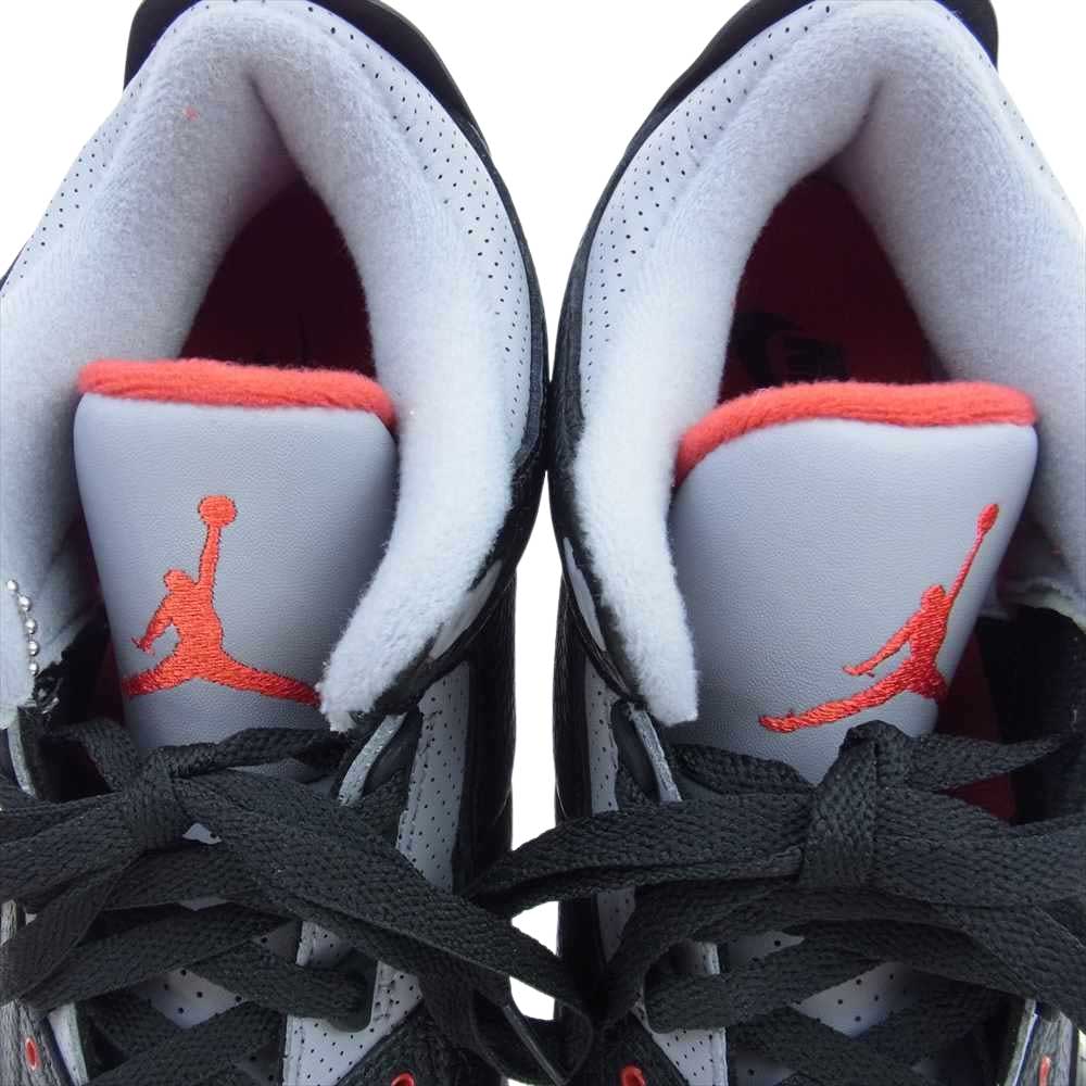 NIKE ナイキ 854262-001 Air Jordan 3 Retro OG Black Cement エア ジョーダン 3 レトロ OG ブラック セメント ブラック系 27.5cm【新古品】【未使用】【中古】