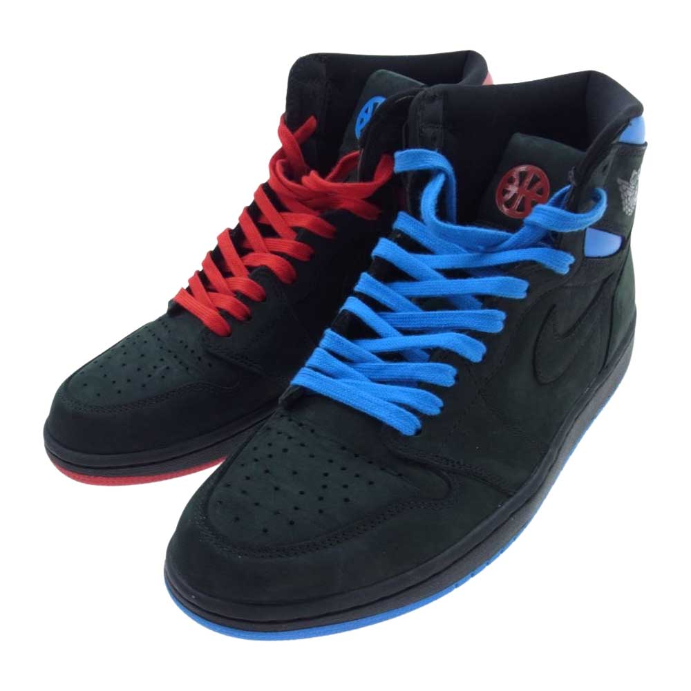 NIKE ナイキ AH1040-054 AIR JORDAN 1 RETRO HIGH OG QUAI 54 エアジョーダン ワン ハイ OG クアイ 54 ブラック系 28cm【中古】