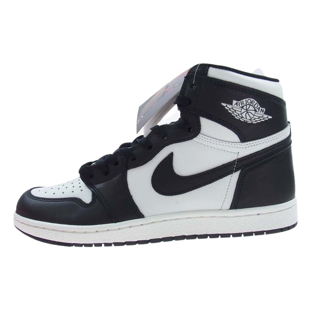 NIKE ナイキ BQ4422-001 Air Jordan 1 High '85 Black White エア ジョーダン ワン ハイ ブラック ホワイト ブラック系 ホワイト系 28cm【新古品】【未使用】【中古】