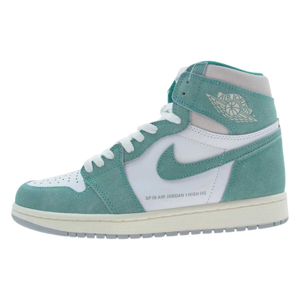 NIKE ナイキ 555088-311 AIR JORDAN 1 RETRO HIGH OG TURBO GREEN エアジョーダン ワン レトロ ハイ OG ターボ グリーン ライトグリーン系 27.5cm【新古品】【未使用】【中古】