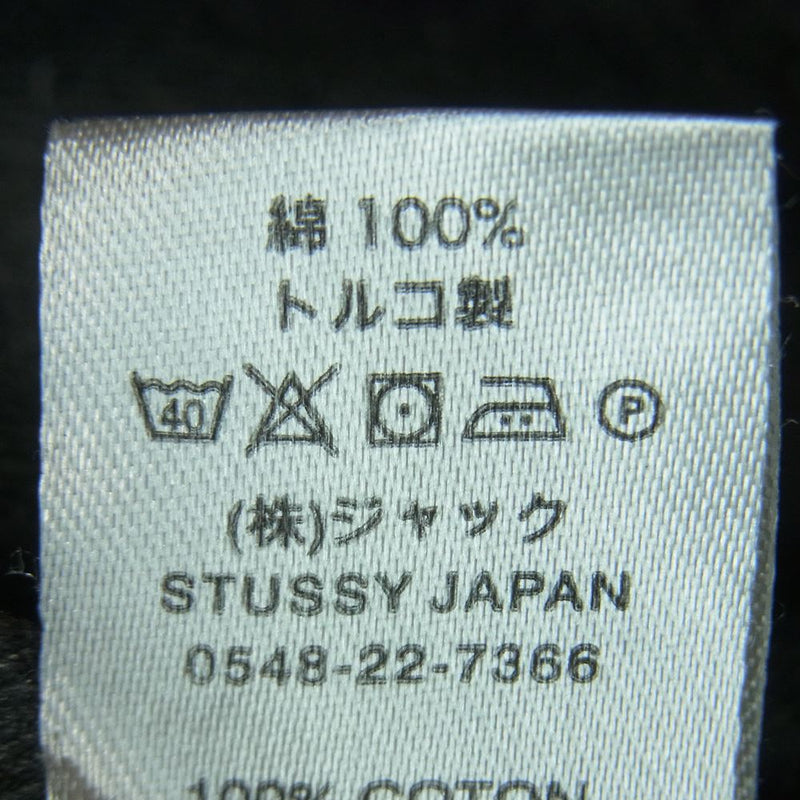 STUSSY ステューシー ブラック デニム パンツ コットン トルコ製 ブラック系 28【中古】