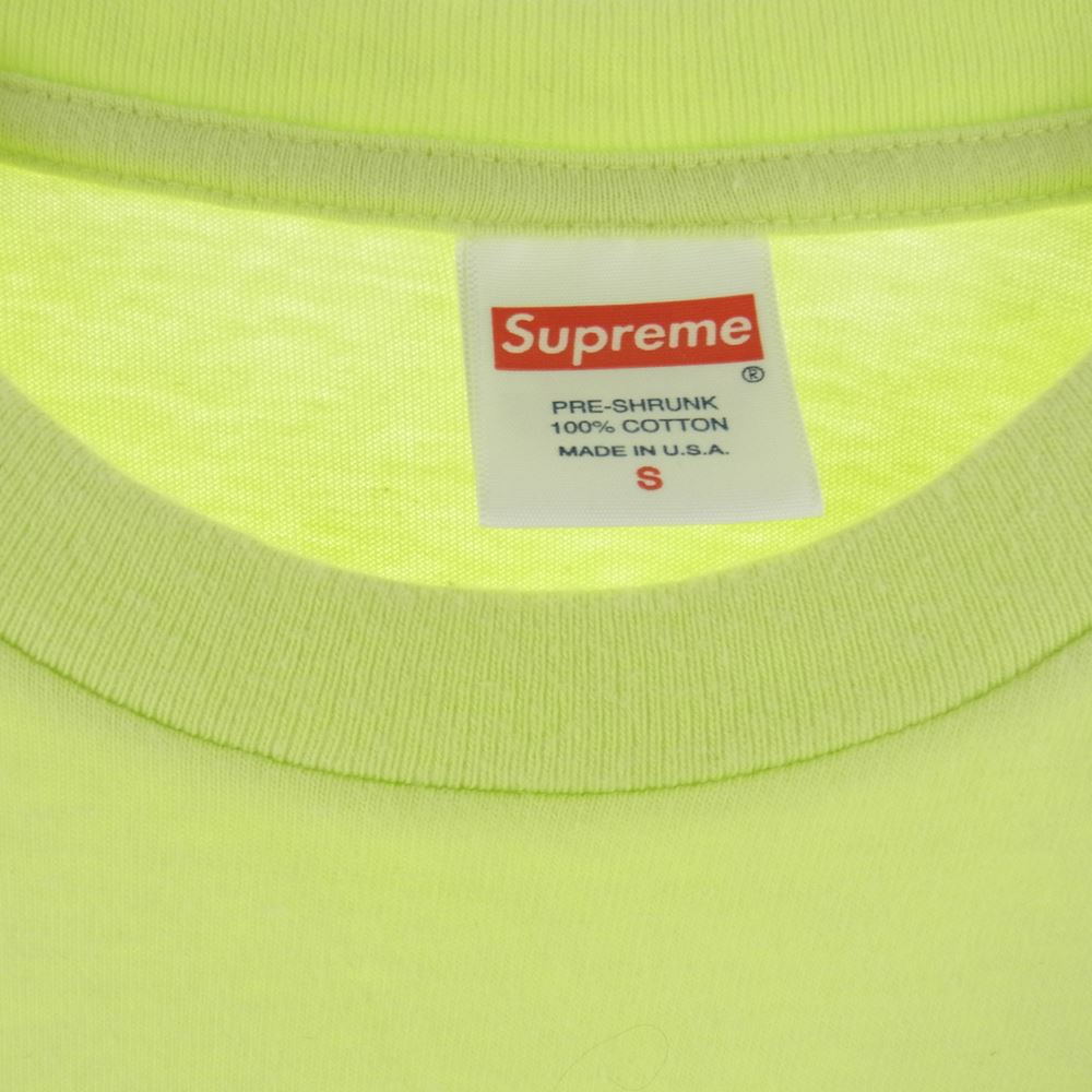 Supreme シュプリーム 20SS Butthole Surfers Rembrandt Pussyhorse Tee 蛍光黄緑系 S【中古】