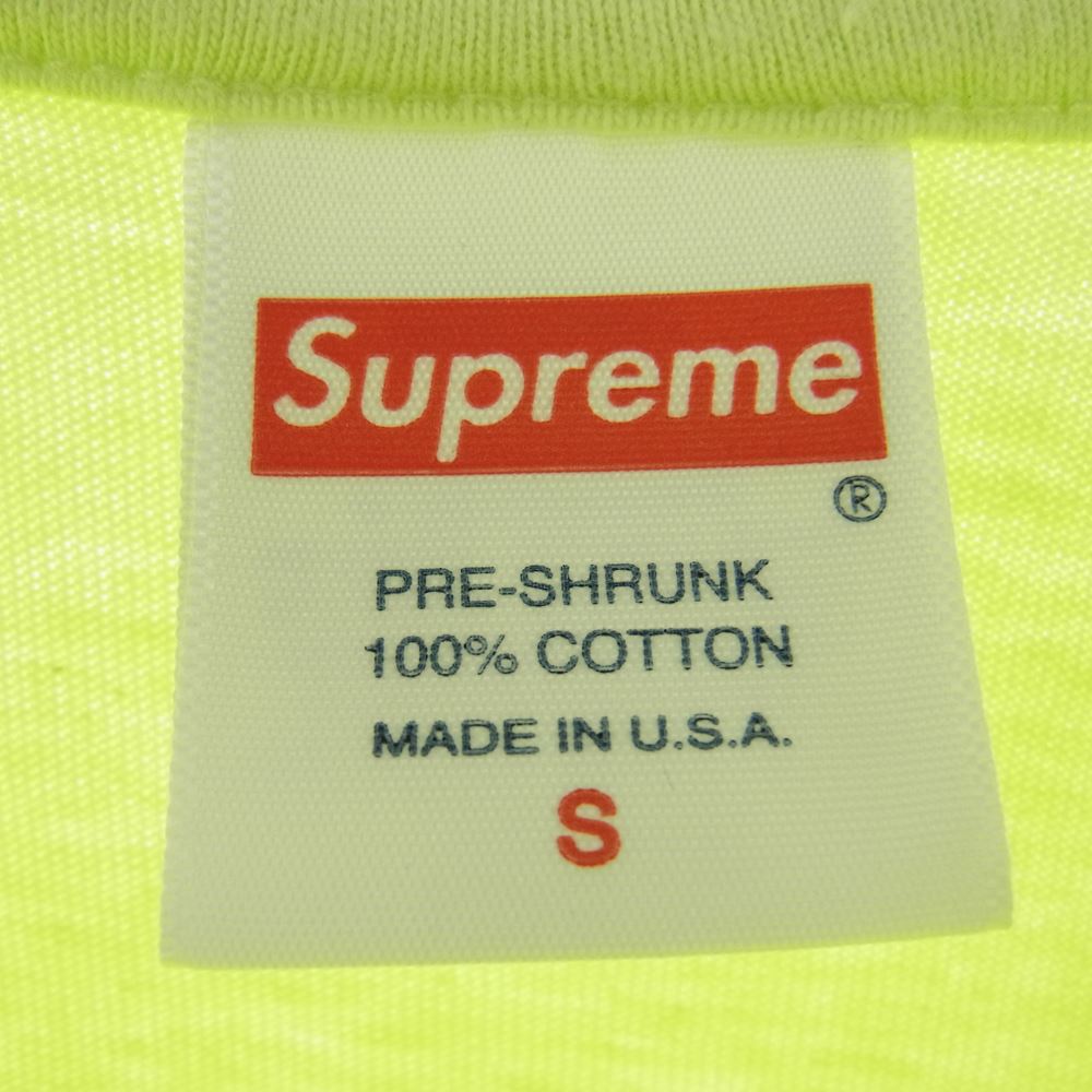 Supreme シュプリーム 20SS Butthole Surfers Rembrandt Pussyhorse Tee 蛍光黄緑系 S【中古】