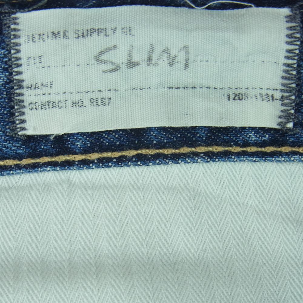 RALPH LAUREN ラルフローレン DENIM&SUPPLY デニムアンドサプライ ペイント加工 カットオフ デニム ショーツ ハーフ ショート パンツ インディゴブルー系 30【中古】