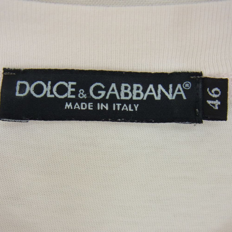 DOLCE&GABBANA ドルチェアンドガッバーナ G8665T マリリンモンロー プリント 半袖Tシャツ ピンク系 46【中古】