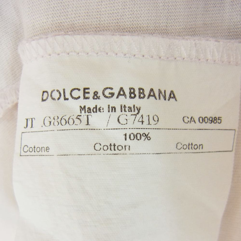 DOLCE&GABBANA ドルチェアンドガッバーナ G8665T マリリンモンロー プリント 半袖Tシャツ ピンク系 46【中古】