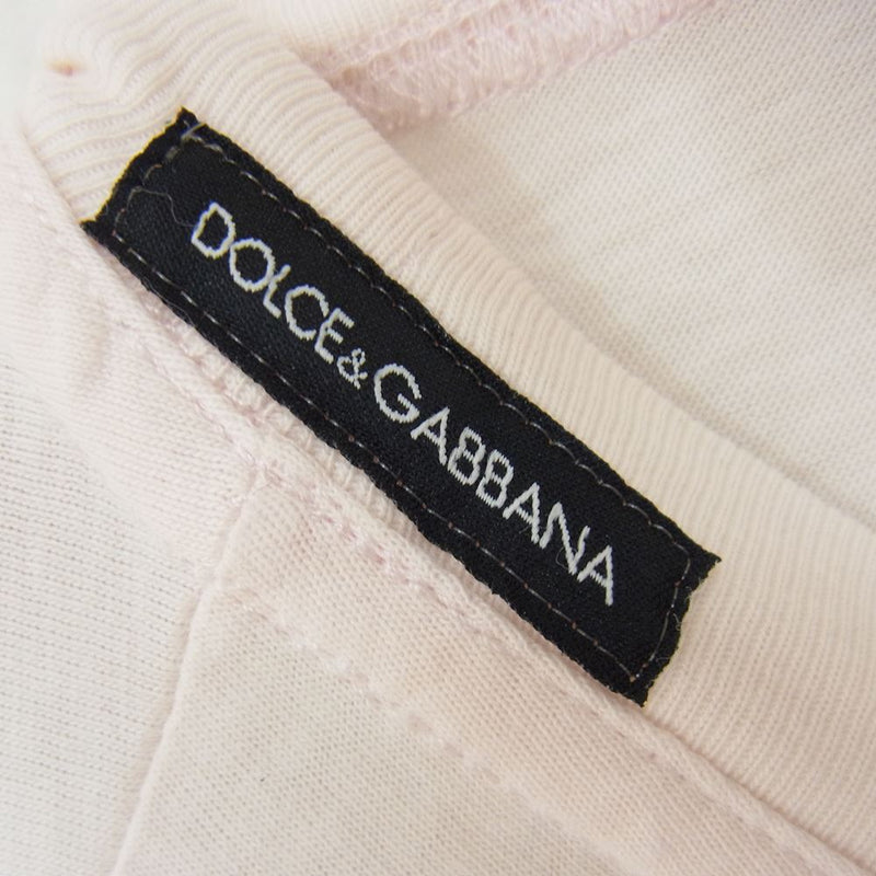 DOLCE&GABBANA ドルチェアンドガッバーナ G8665T マリリンモンロー プリント 半袖Tシャツ ピンク系 46【中古】