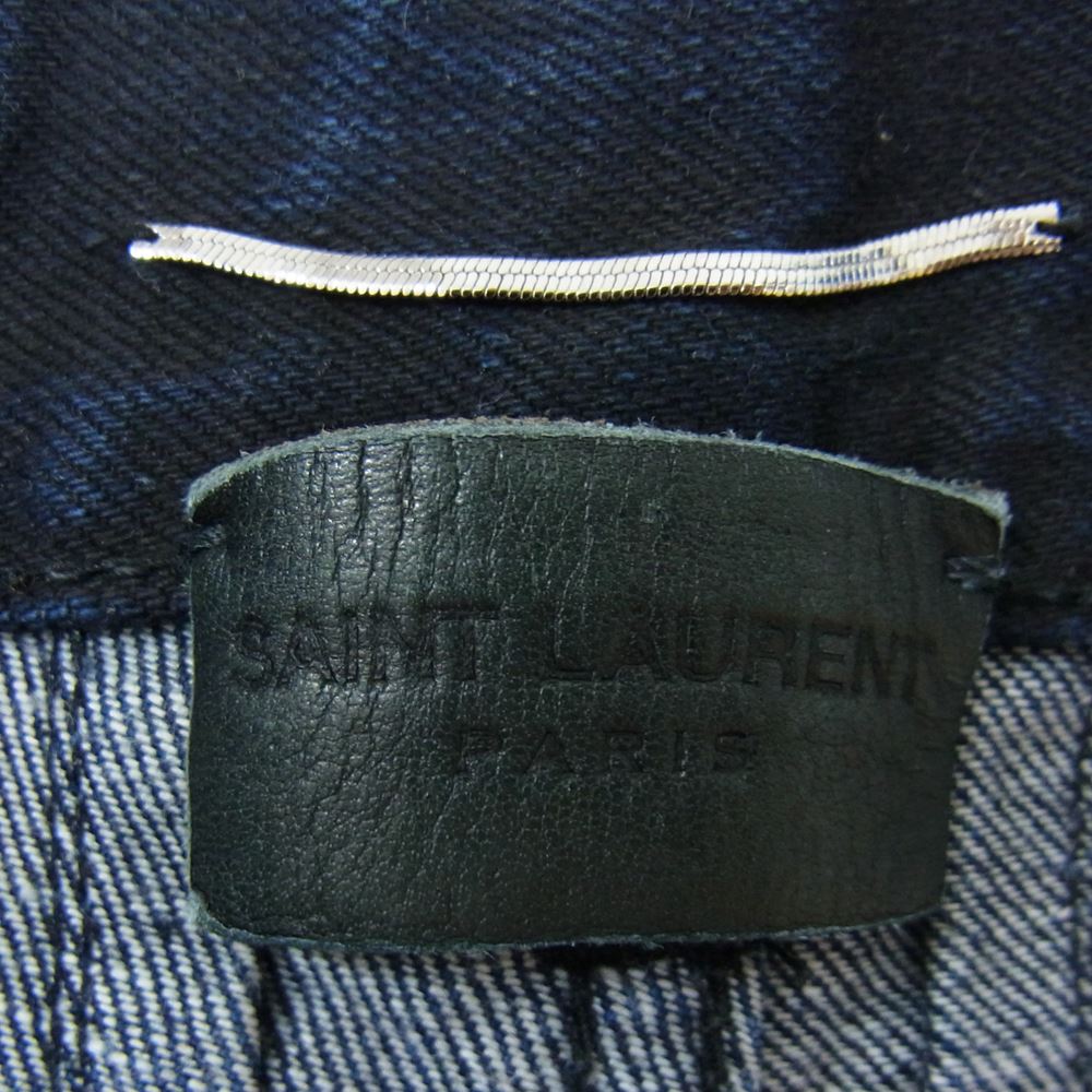 SAINT LAURENT サンローラン 国内正規品 エディ期 606663 YO507 2012 スキニー デニムパンツ ネイビー系 31【中古】