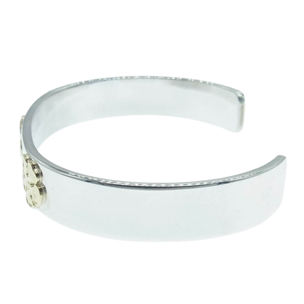 TARO WASHIMI ワシミタロウ 鷲見太郎 ギャランティ付属 M plain bangle M K18 flower metal x3 M プレーン バングル M K18 フラワー メタル バングル【中古】