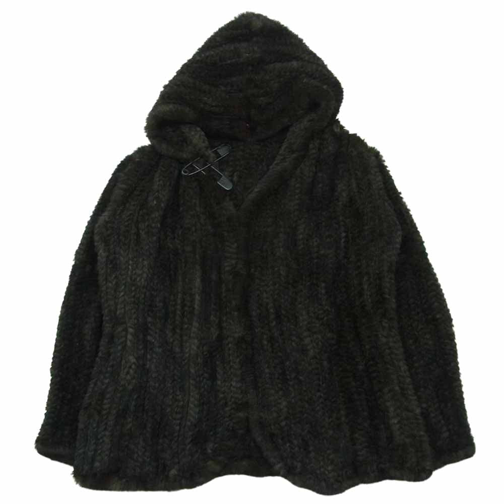 ISAMUKATAYAMA BACKLASH イサムカタヤマバックラッシュ 1160-02 SHELL RABBIT FUR ラビットファー コート ダークブラウン系 M【中古】