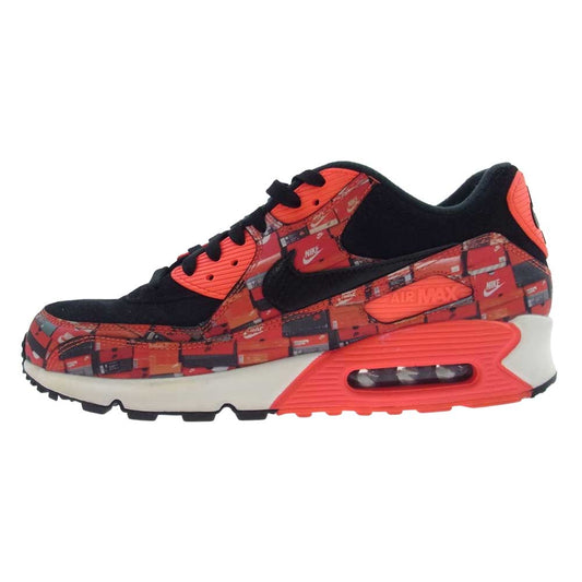 NIKE ナイキ 21SS AQ0926-001 AIR MAX ATMOS 90 RED WE LOVE NIKE エアマックス アトモス スニーカー オレンジ系 ブラック系 28.5cm【中古】
