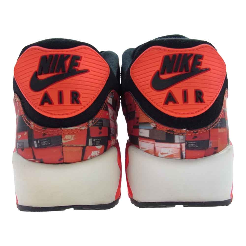 NIKE ナイキ 21SS AQ0926-001 AIR MAX ATMOS 90 RED WE LOVE NIKE エアマックス アトモス スニーカー オレンジ系 ブラック系 28.5cm【中古】