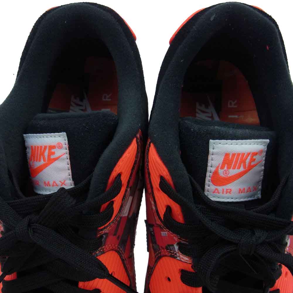 NIKE ナイキ 21SS AQ0926-001 AIR MAX ATMOS 90 RED WE LOVE NIKE エアマックス アトモス スニーカー オレンジ系 ブラック系 28.5cm【中古】