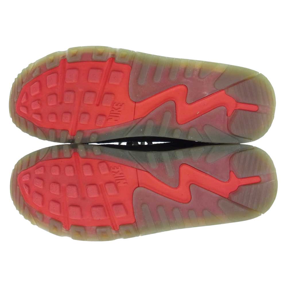 NIKE ナイキ CU0675-300 AIR MAX 90 CROC CAMO カモ 総柄 ハラコ クロコ型押し スニーカー マルチカラー系 カーキ系 28.5cm【中古】
