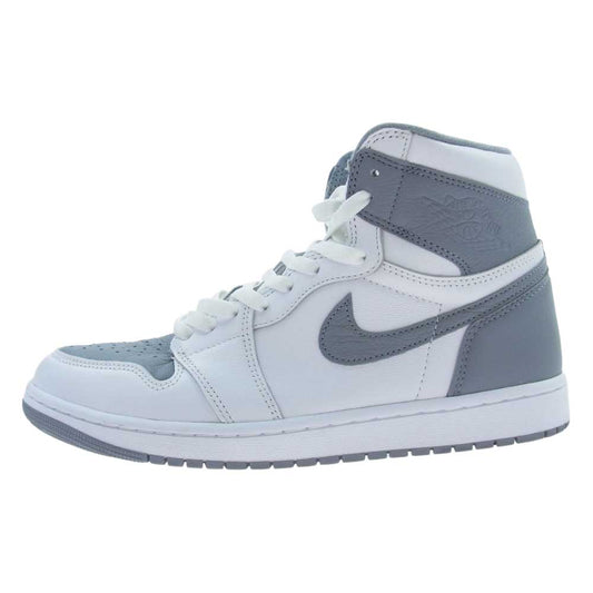 NIKE ナイキ 555088-037 Air Jordan 1 High OG Stealth エア ジョーダン 1 レトロ ハイ オリジナル ステルス スニーカー グレー系 ホワイト系 28.5cm【中古】