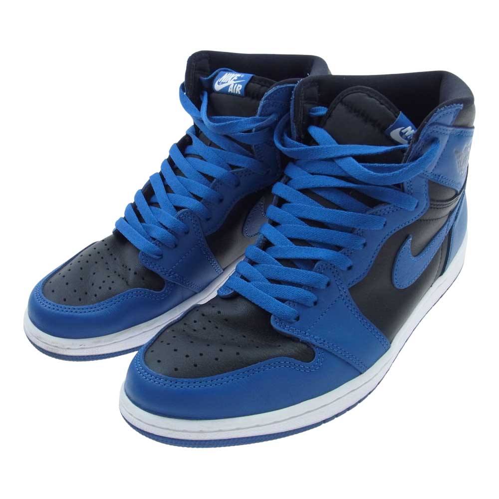 NIKE ナイキ 555088-404 Air Jordan 1 Retro High OG Dark Marina Blue エア ジョーダン 1 レトロ ハイ オリジナル ダークマリーナブルー スニーカー ネイビー系 ブラック系 28.5cm【中古】