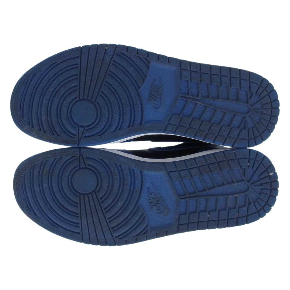 NIKE ナイキ 555088-404 Air Jordan 1 Retro High OG Dark Marina Blue エア ジョーダン 1 レトロ ハイ オリジナル ダークマリーナブルー スニーカー ネイビー系 ブラック系 28.5cm【中古】