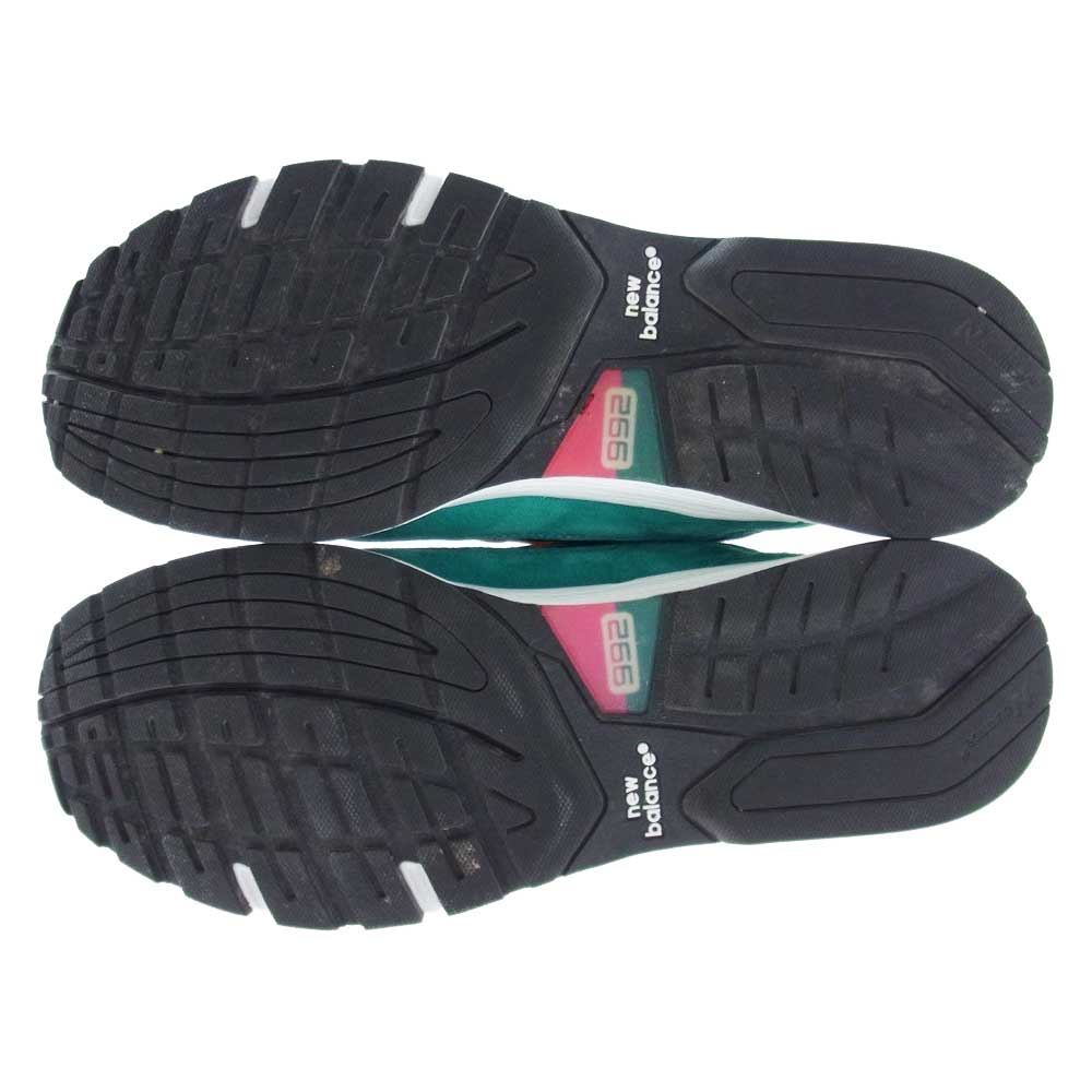 NEW BALANCE ニューバランス M992RE スニーカー ランニングシューズ マルチカラー系 ブラック系 ピンク 28.5cm【中古】