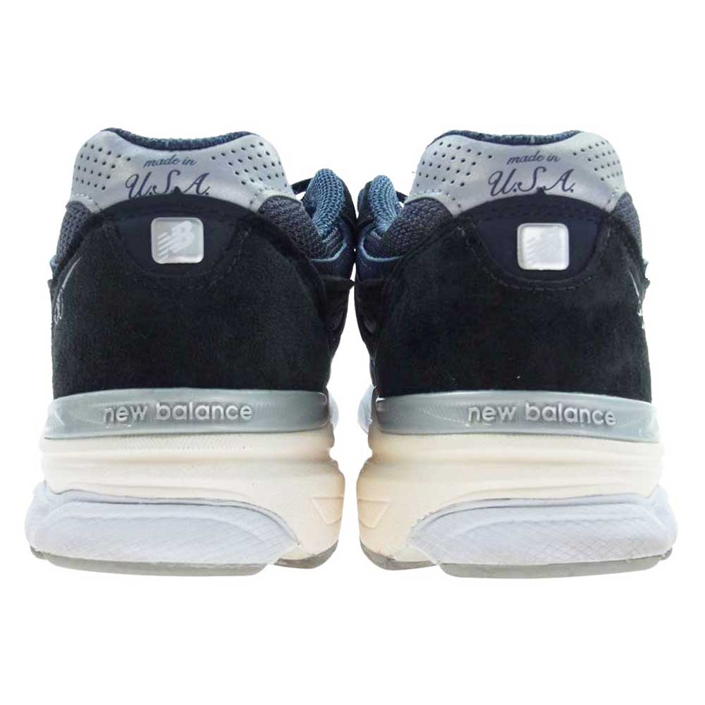 NEW BALANCE ニューバランス M990KI3 USA製 KITH RONNIE FIEG キス ロニー ファイグ スニーカー ブラック系 ダークネイビー系 28.5cm【中古】