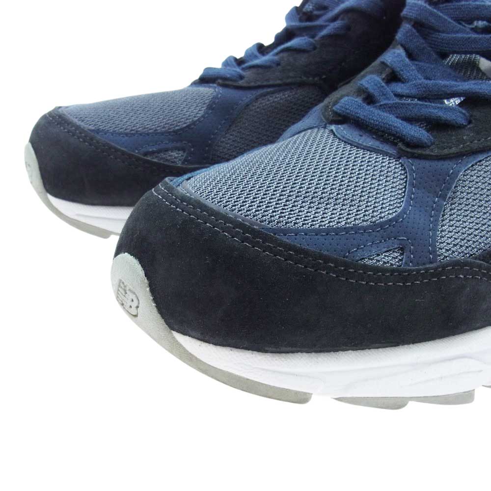 NEW BALANCE ニューバランス M990KI3 USA製 KITH RONNIE FIEG キス ロニー ファイグ スニーカー ブラック系 ダークネイビー系 28.5cm【中古】