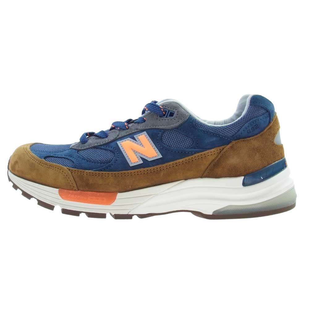 NEW BALANCE ニューバランス M992JC × J. Crew New York ジェイクルー ニューヨーク アメリカ製 スニーカー ブラウン系 ネイビー系 28.5cm【中古】