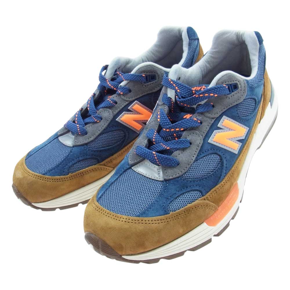 NEW BALANCE ニューバランス M992JC × J. Crew New York ジェイクルー ニューヨーク アメリカ製 スニーカー ブラウン系 ネイビー系 28.5cm【中古】