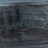CHROME HEARTS クロムハーツ（原本無） LNG SNGL FOLD TIPS シングルフォールド レザー ロング ウォレット 長財布 ブラック系【中古】