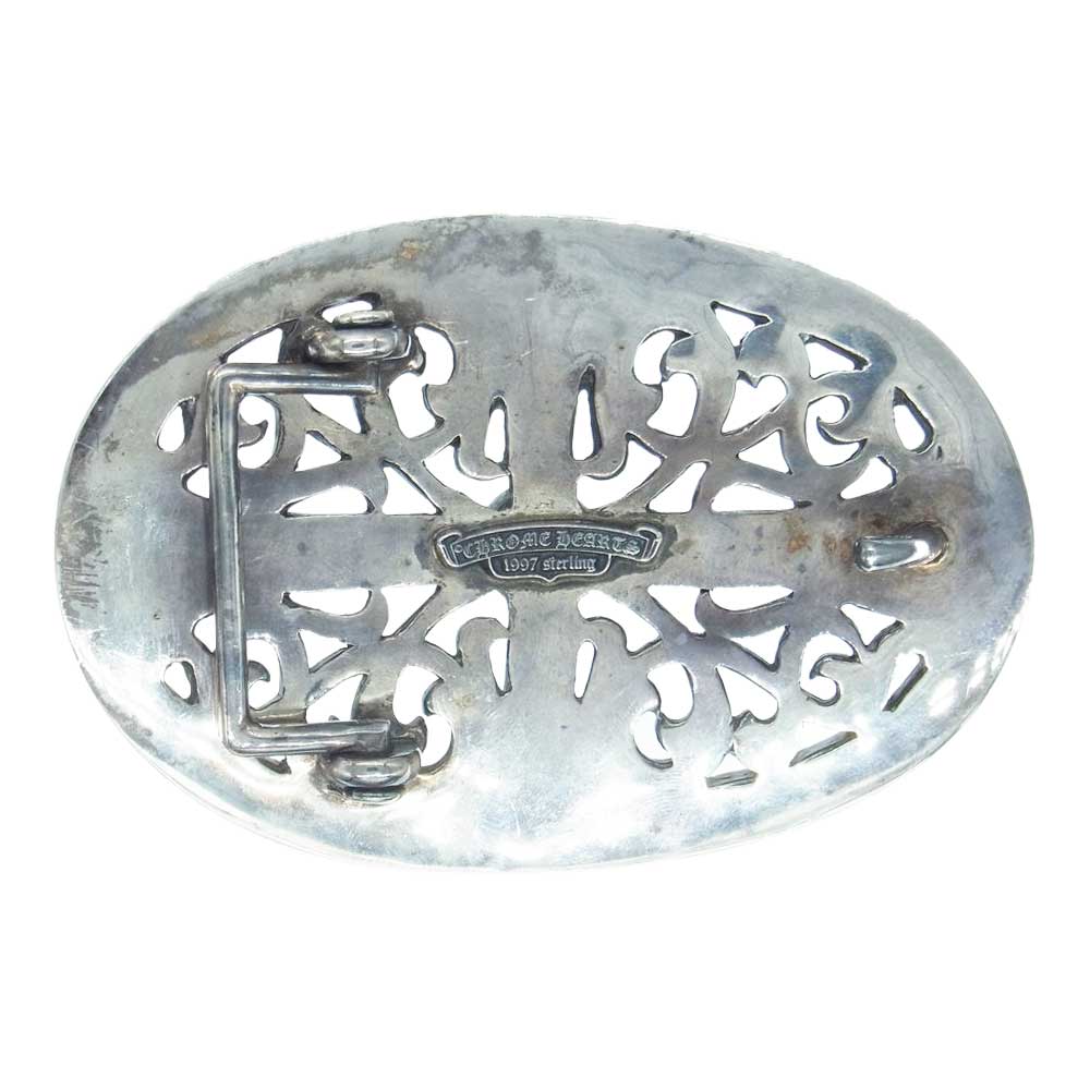 CHROME HEARTS クロムハーツ（原本無） BUCKL OVAL LG CROSS ラージ クラシックオーバル クロス バックル シルバー系【中古】