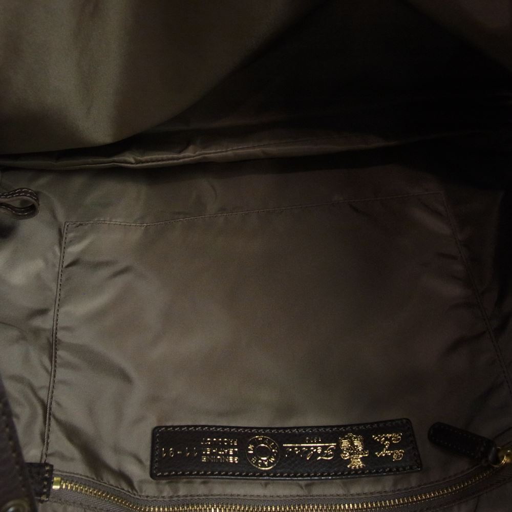 Felisi フェリージ 11-91/NK+DS152 レザー トート バッグ ダークブラウン系【美品】【中古】